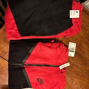 Nike Red and Black Lightweight Jacket